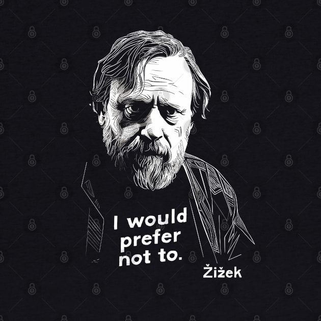 Slavoj Žižek /  Retro Styled Fan Design by DankFutura